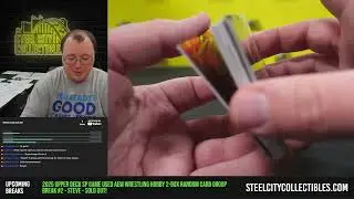 Игра Upper Deck SP 2025 года использовала AEW Wrestling Hobby 2-Box Random Card Group Break #2 - ...