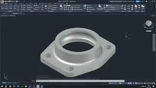 Realizziamo un SUPPORTO MECCANICO 3D su Autocad - Prof. Paolo Mosca