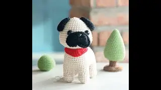 Pug Tail, Nose, Ears, Collar Parts