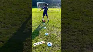 🇦🇷 MESSI dribbling drills 🔥⚽️💫 FOOTBALL SKILLS 😱 CONE DRILLS #fyp  #shorts #soccer #messi