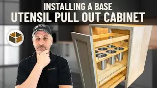 Installing a Base Utensil Pull Out Cabinet | RTA Cabinet Assembly