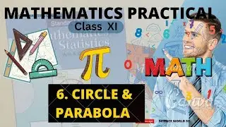 11th Practical Mathematics Circle and Parabola Solution pdf | 11th Math Practical Solution pdf
