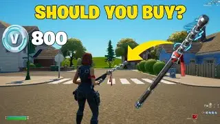 Widow's Bite Pickaxe Gameplay in Fortnite! Sound Test + Review | Should You Buy?