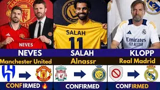 🚨LATEST CONFIRMED TRANSFER NEWS AHEAD OF JANUARY TRANSFER WINDOW 2026  Salah ✅️, Neves, Klopp 🔥 