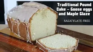 Maple pound cake - made with goose eggs (any eggs are ok)