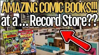 Finding AMAZING COMICS at a… RECORD STORE??