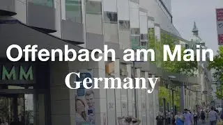 Offenbach am Main, Germany - Walking around Offenbach(Main) Marktplatz