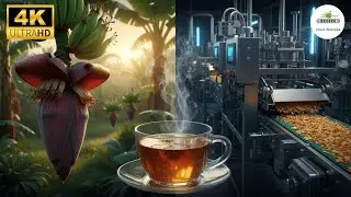 Inside the Factor: The Secret Life of Banana Blossom Tea (Full Process)