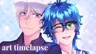 Canvas Menagerie 1st Anniversary [Art Timelapse]