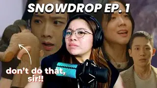 blink/k-drama newbie reacts to Snowdrop Ep. 1 | JISOO IS SOOO... | wandasaidno