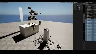 Unreal Engine &mdash; запекание симуляции с использованием Blueprint / имитация нажатия клавиш клавиатуры, виджет утилиты редактора