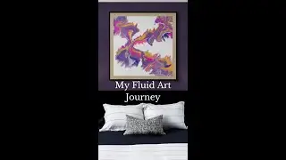 #32 Digital Fluid Art - How to do a Dutch Pour in #Procreate #Shorts