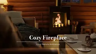 Cozy Cabin Fireplace 🔥 | Pure Fireplace Sound for Sleep, Relaxation & Deep Focus
