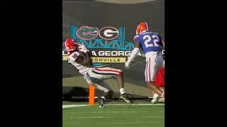 Georgia 60 yard touchdown vs Florida 🔥