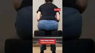 Tailbone Pain Relief While Sitting? Try Dr. Ortho Coccyx Cushion!
