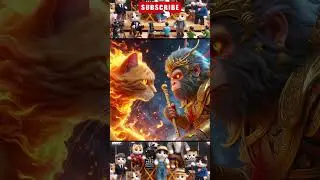 The Fire Cat Face To Face Wukong #wukong #blackmyth #firecat #warriors #avengers #marvel #talkingtom