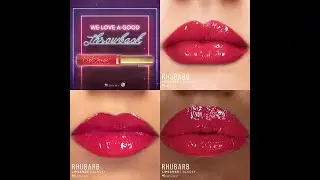 First impression on Rhubarb LipSense