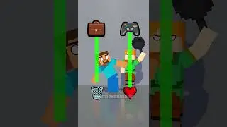 Choose to Go to Work or Play #minecraft #roblox
