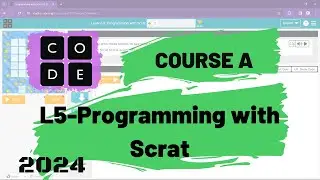 L5 | Code.org | Course A (2021/2023) | Lesson 5: Programming with Scrat