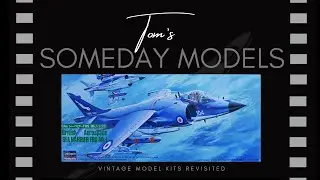 Hasegawa BAe Sea Harrier FRS Mk 1 in 1/72 scale - V8 Second Hand Vintage Unboxing Someday Models