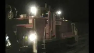 Bahnhof Neu Isenburg + Autoverladung am Abend