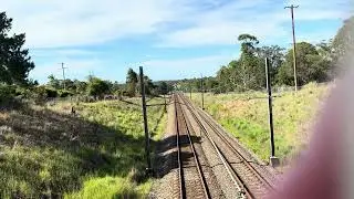 Great southern train through Wyee 30 December 2025