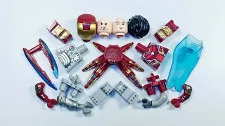 ASSEMBLE LEGO IRON MAN AND LEGO SILVER MAN STEEL | LEGO MINIFIGURE