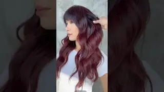 Would you rock this black cherry hair color? #blackcherryhair #haircolor