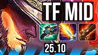 TWISTED FATE vs AMBESSA (MID) | 600+ games, Rank 11 TF | KR Challenger | 25.10