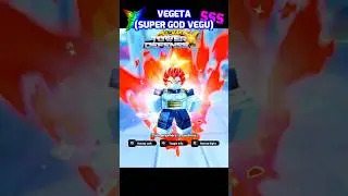 Maxed SSS All Star Vegeta (Super God Vegu) 100% Skill Tree Showcase #astdx #roblox #fyp