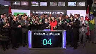 Brazilian Mining Delegation Opens Toronto Stock Exchange, March 2nd 2020