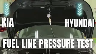 How to Test Fuel Pump & Fuel Line Pressure on Hyundai & KIA Vehicles #kia #hyundai #fuelpump