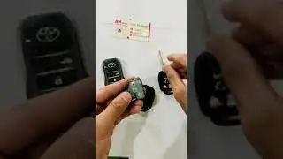 TOYOTA Corolla 4 button convert remote to Flip Cover #shorts #viral