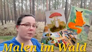 Im Wald Bungalow kreativ 