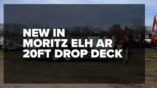 Moritz ELH AR 20ft Drop Deck Equipment Trailer NEW IN