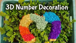 DIY 3D Number Decoration For Anniversary & Birthday | Anniversary Decoration Ideas