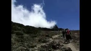 Ascending to Barafu Hut