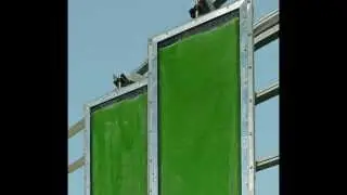 World-first...construction of an algae-powered building!