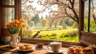 Spring Window Jazz 🌸 Soft Jazz by the Window for Focus, Work & Calm Mood
