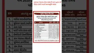 🔥 Gujarat Panchayat Bharti 2025-26 Big Update! 🔥📅 પરીક્ષા અને પરિણામની | #jobalert #PanchayatBharti