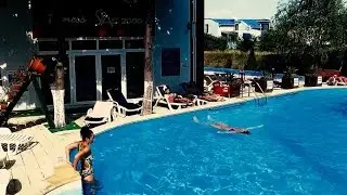 Private swimming pool - Aerial presentation