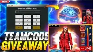 English Garena Free Fire :Gaming Minal 999 live stream/red criminal id team code give away
