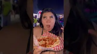Eating Pizza at EDC #electricdaisycarnival #insomniac #lasvegas