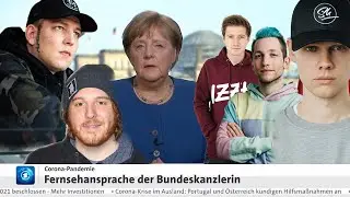 Ansage: Was Merkel sagte in EURER Sprache  (Monte, Rezo,Julien Bam, Izzi, Unge) #coronakrise #corona