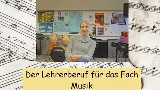 Der Lehrerberuf f&uuml;r das Fach Musik🎶👩&zwj;🏫