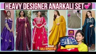 Meesho Cheapest Designer Anarkali Dresses 😍| All in 80% off 🤗| Ronak Qureshi
