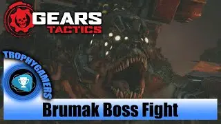Gears Tactics - Brumak Boss Fight - First Boss