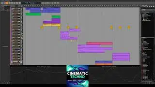 Cinematic Techno (Presets for Arturia Pigments) - Demo Playback in Bitwig
