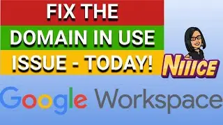 Устраните ошибку «Домен уже используется» в Google Workspace менее чем за 4 минуты.