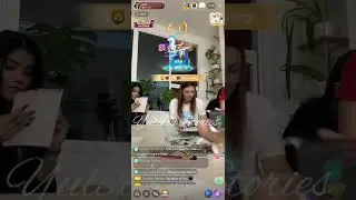 YURI PINTANDO EN EL LIVE DE CATA 21/04